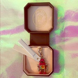 Juicy couture robot charm silver